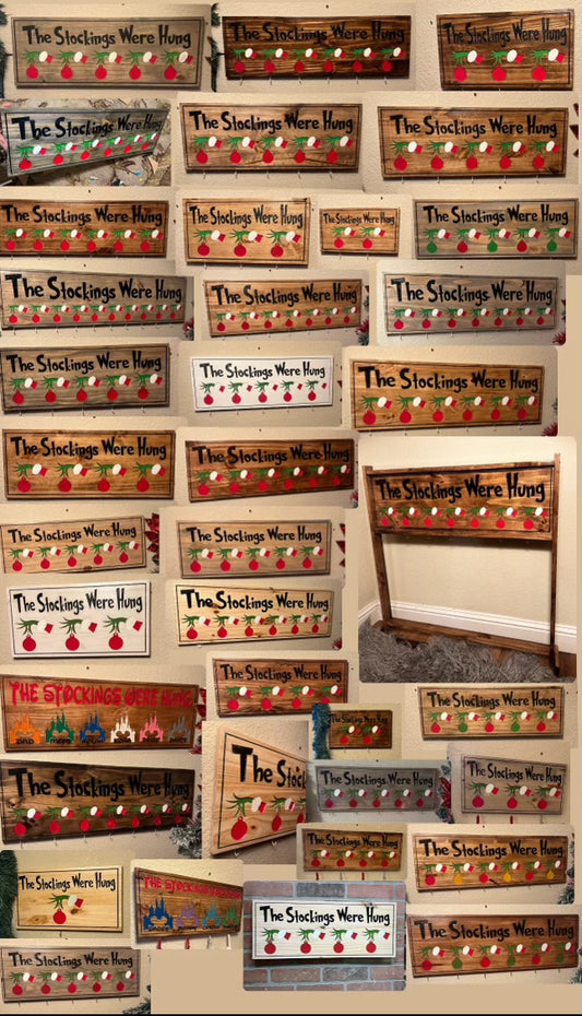 Grinch Christmas Personalized Stocking Hanger The Stockings Were Hung