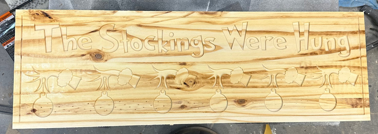 Grinch Christmas Personalized Stocking Hanger The Stockings Were Hung