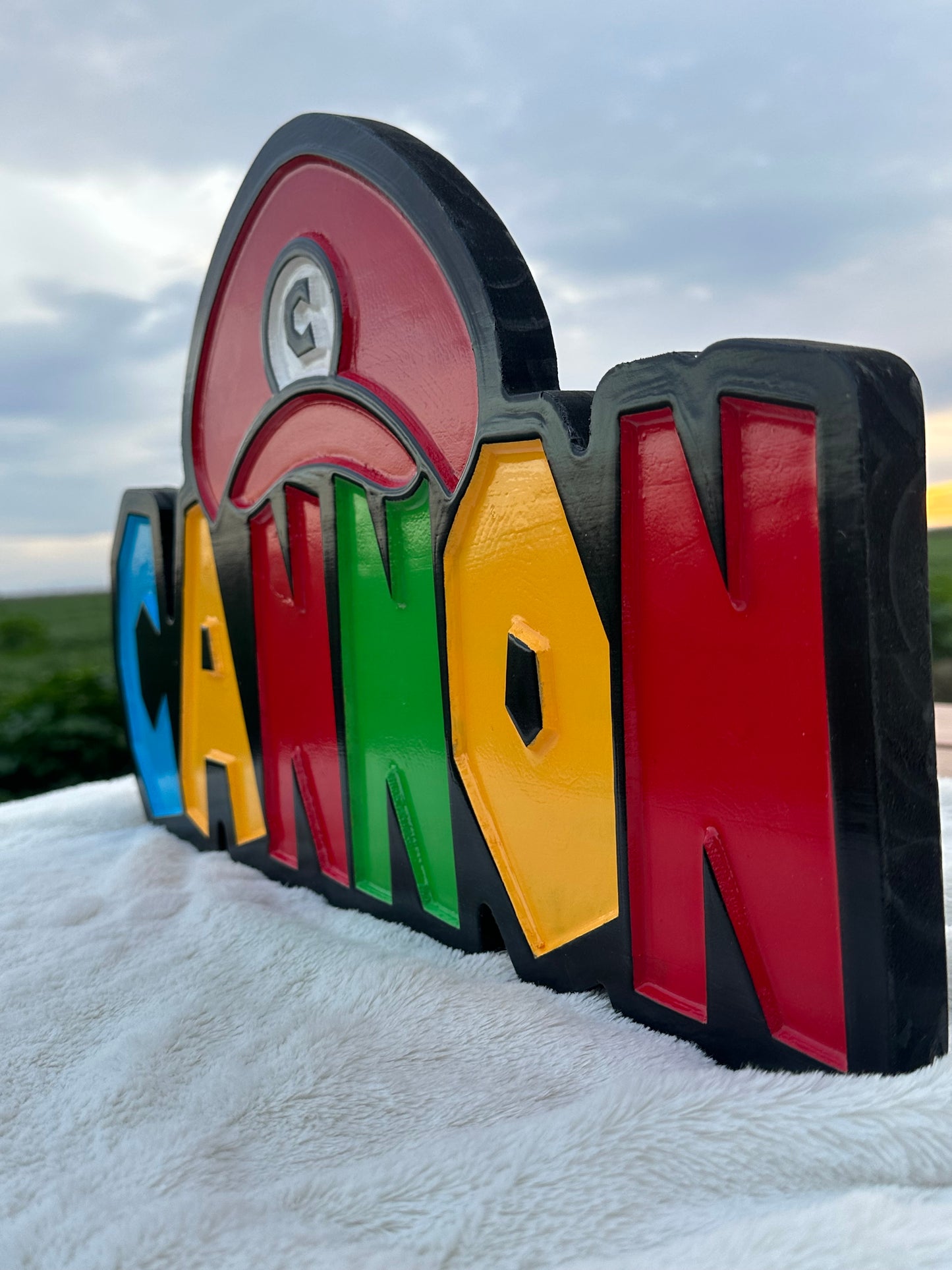 Super Mario Name Sign with Attached Hat