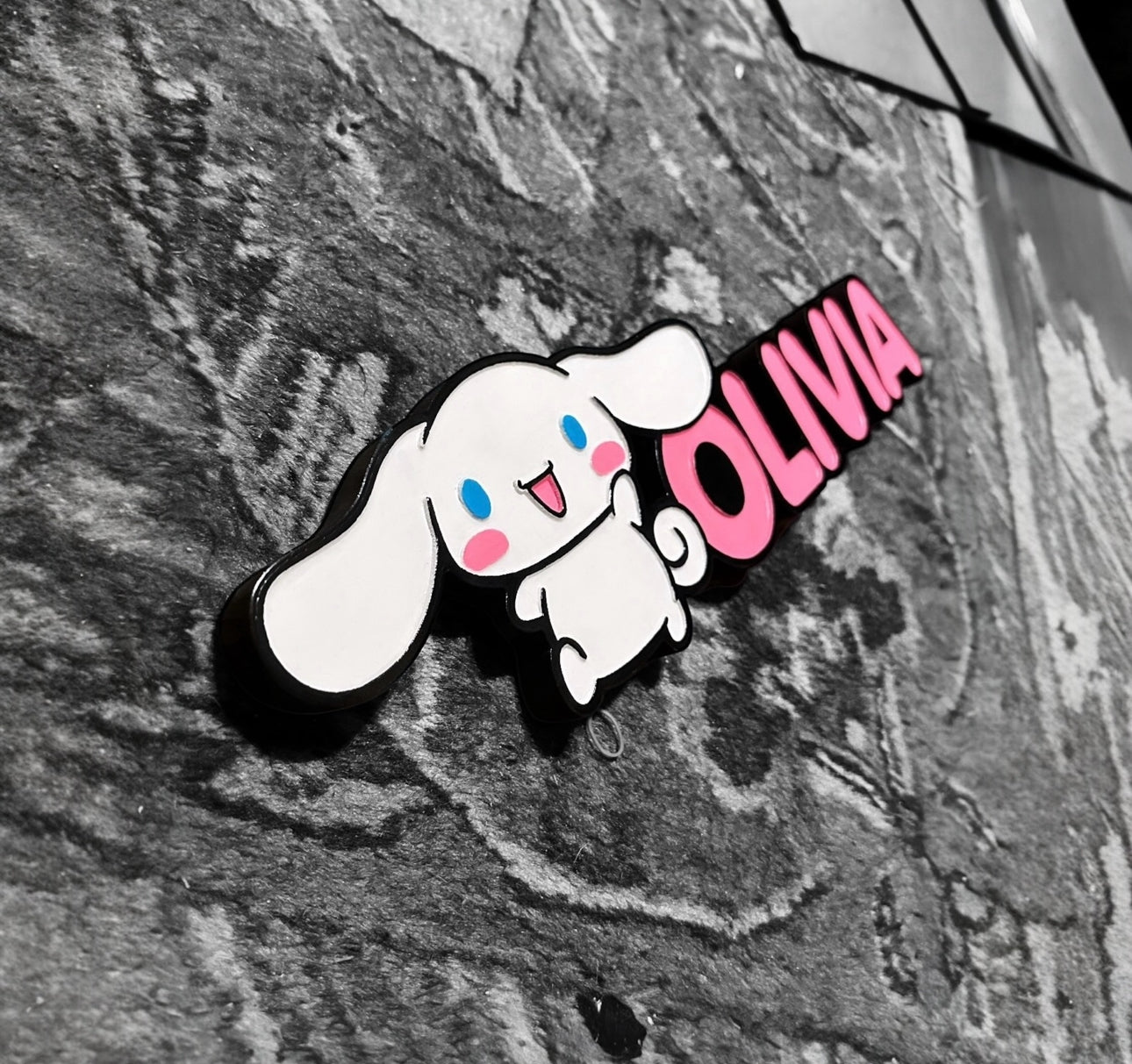 Cinnamoroll Custom 2D Carved Personalized Wooden Sign
