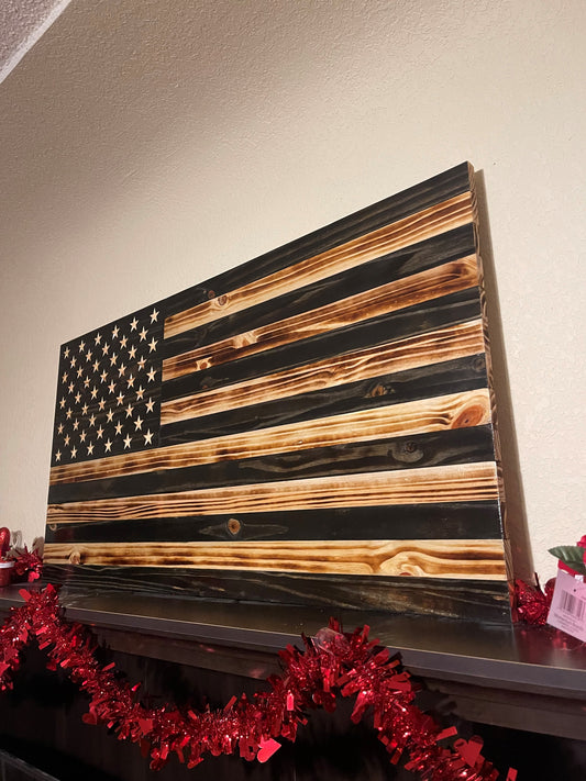 Custom Wood Flag